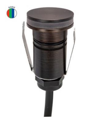 EMIT 25MM 1W 36° LED RGBW 24V DECKLIGHT ANT/BRASS